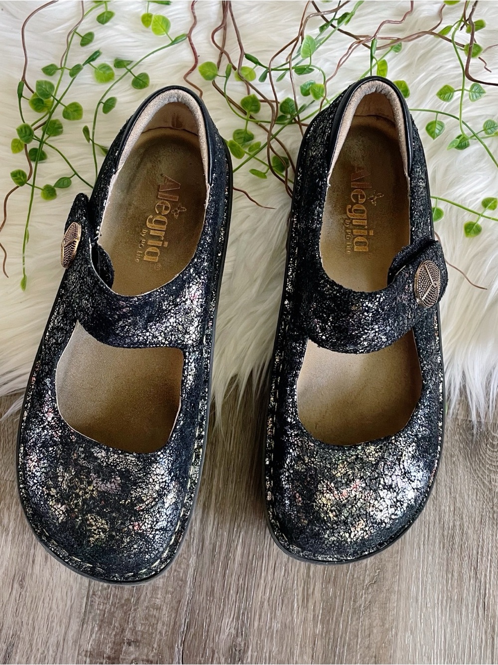 Alegria Clog Paloma Romantical Mary Jane Comfort Shoe Womens Size 36 EU 6 6.5 US